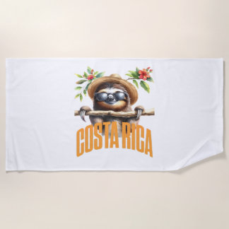 Costa Rica cool sloth Classic T-Shirt Beach Towel