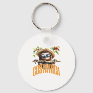 Costa Rica cool sloth Classic T-Shirt Key Ring
