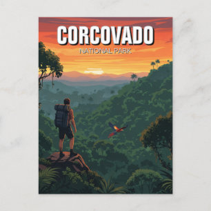 Costa Rica Corcovado National Park Postcard