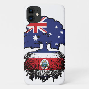 Costa Rica Costa Rican Australian Australia Tree iPhone 11 Case