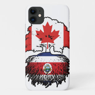 Costa Rica Costa Rican Canadian Canada Tree Roots iPhone 11 Case