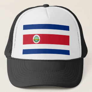 costa rica crest trucker hat