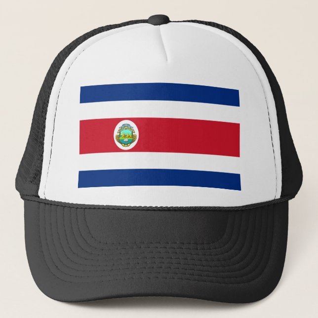 costa rica crest trucker hat (Front)