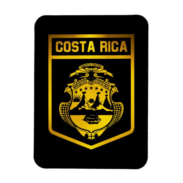 Costa Rica Emblem Magnet (Vertical)