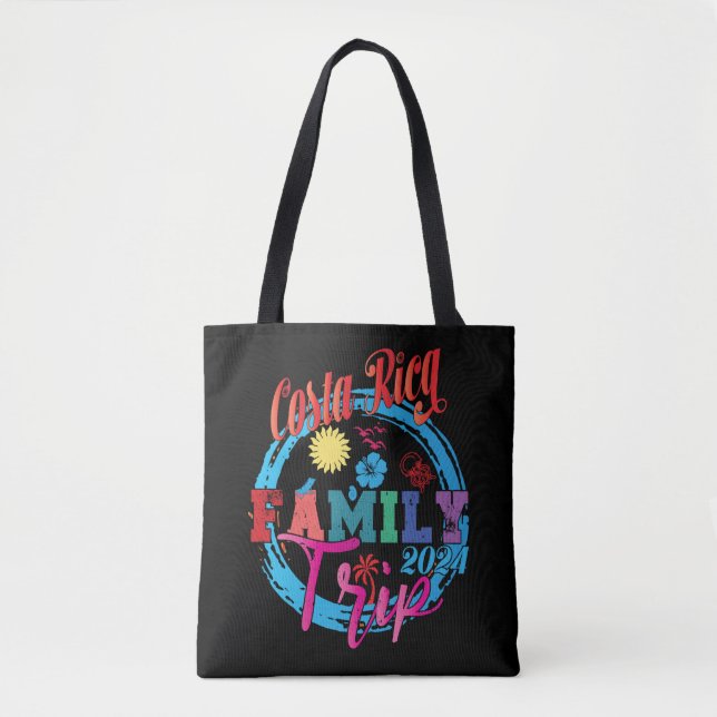 Costa Rica Family Vacation 2024 Costa Rica Trip Tote Bag (Front)