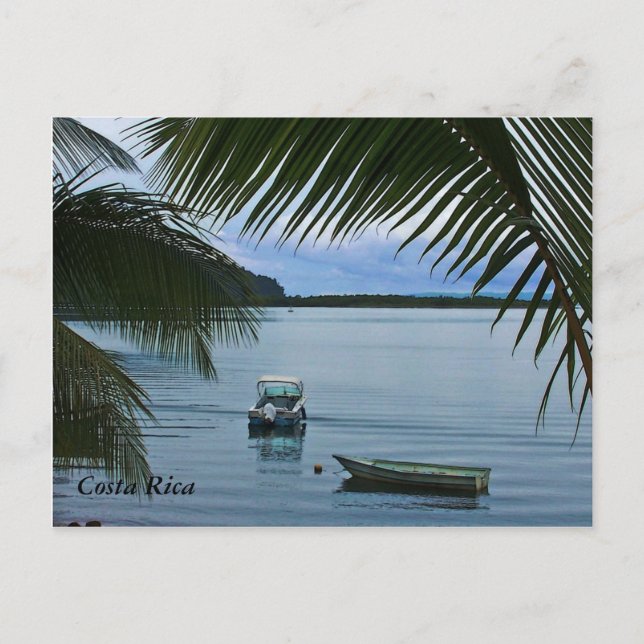 Costa Rica Fishing Boats Post Card (Front)