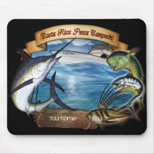 Costa Rica Fishing Champion (your name) Mouse Mat