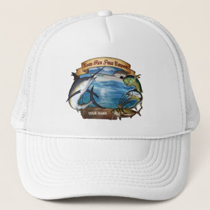 Costa Rica Fishing Champion (your name) Trucker Hat