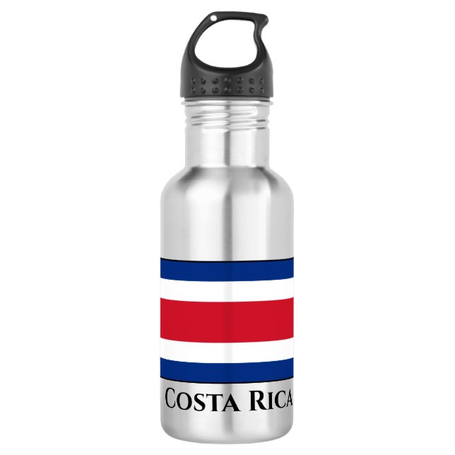 Costa Rica Flag 532 Ml Water Bottle (Front)