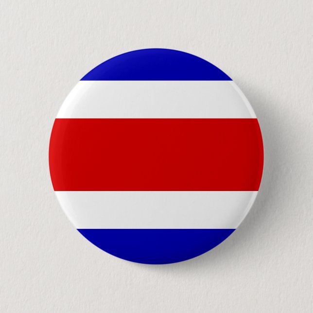 Costa Rica Flag 6 Cm Round Badge (Front)