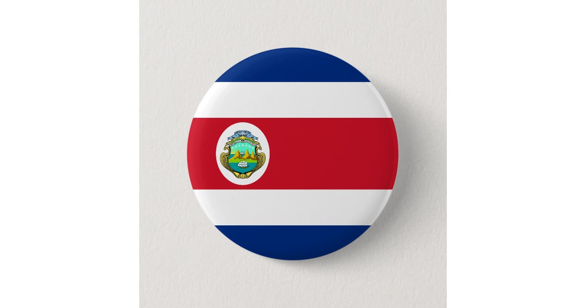 Costa Rica Flag 6 Cm Round Badge Zazzle