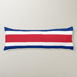 Costa Rica flag Body Cushion