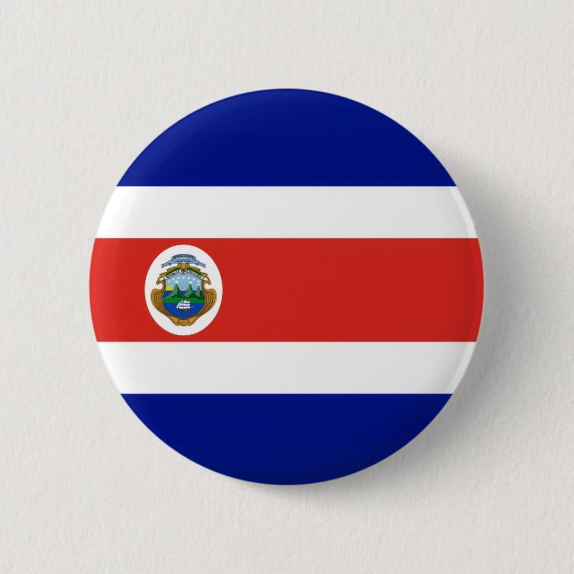 Costa Rica Flag Button (Front)