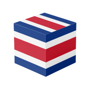 Costa Rica flag Cube