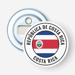 Costa Rica Flag Gorgeous Patriotic Bottle Opener