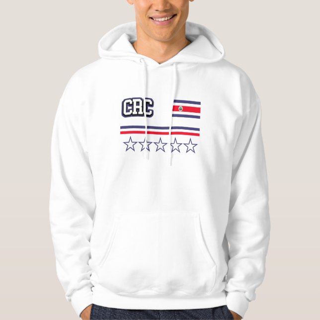 Costa Rica Flag Hoodie (Front)