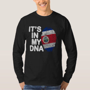 Costa Rica Flag It S In My Dna Costa Rica Costa R T-Shirt