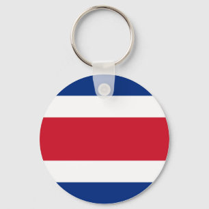Costa Rica Flag Key Ring
