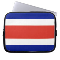 Costa Rica Flag Laptop Sleeve