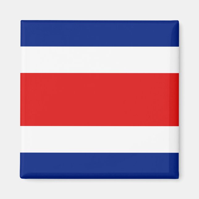 Costa Rica Flag Magnet (Front)