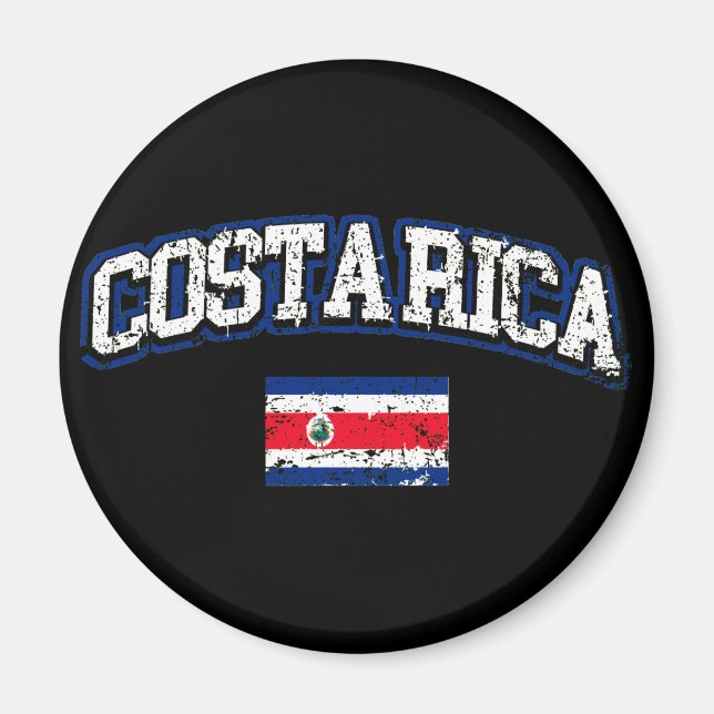 Costa Rica Flag Magnet (Front)