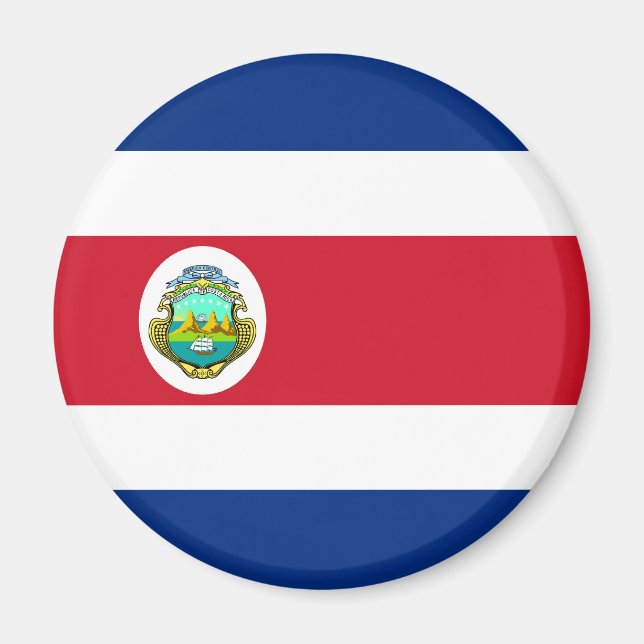Costa Rica Flag Magnet (Front)