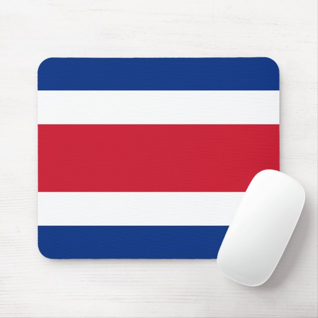 Costa Rica flag Mouse Mat (With Mouse)