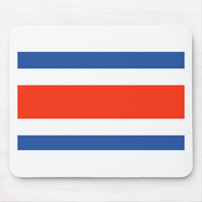 Costa Rica Flag Mouse Mat (Front)