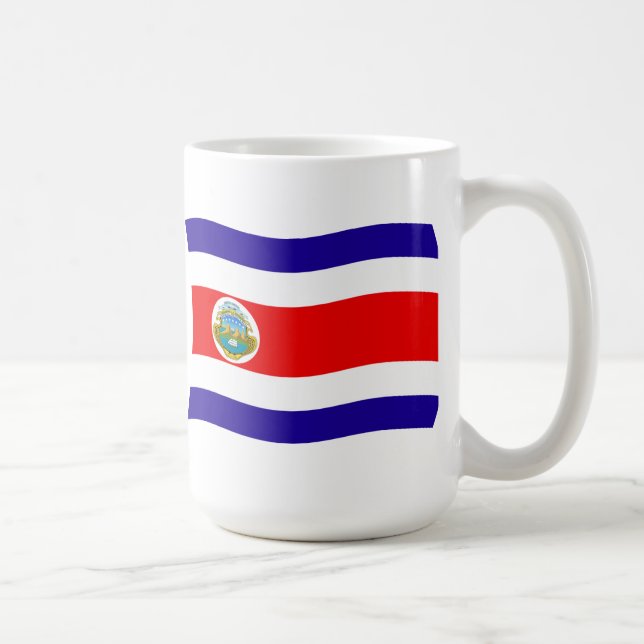 Costa Rica Flag Mug (Right)