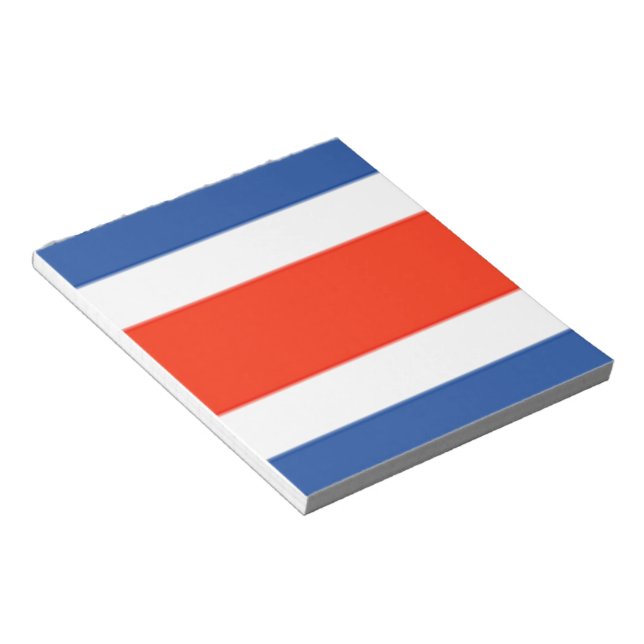 Costa Rica Flag Notepad (Angled)