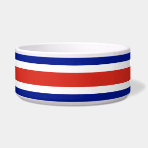 Costa Rica Flag Pet Bowl