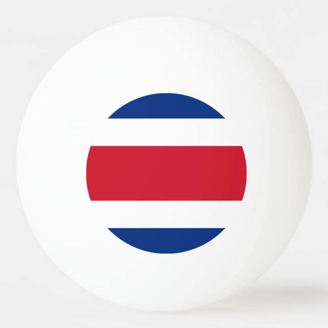 Costa Rica flag Ping Pong Ball (Front)