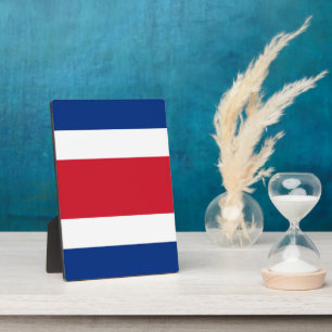 Costa Rica flag Plaque