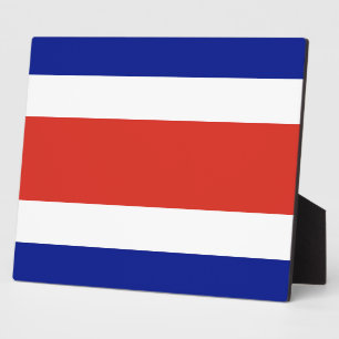 Costa Rica Flag Plaque
