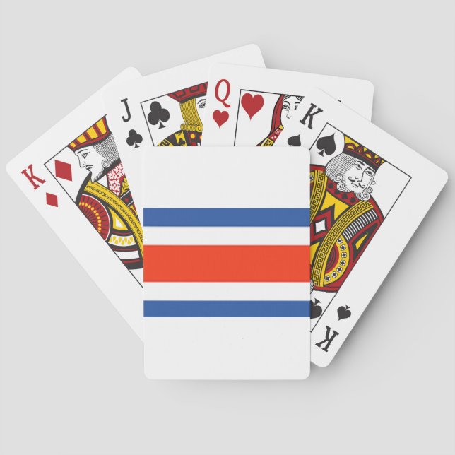 Costa Rica Flag Playing Cards (Back)