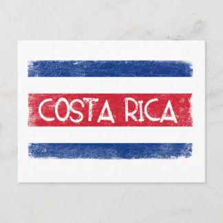 Costa Rica flag Postcard