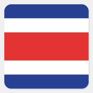 Costa Rica Flag Sticker