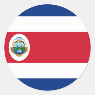 Costa Rica flag Sticker