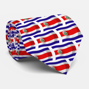 Costa Rica Flag Tie