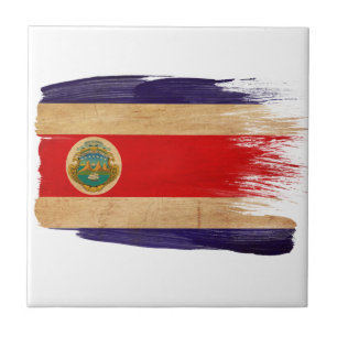 Costa Rica Flag Tile