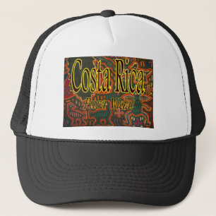 Costa Rica Folk Art Pura Vida Trucker Hat