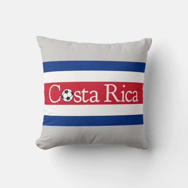 Costa Rica Football Cushion (Front)