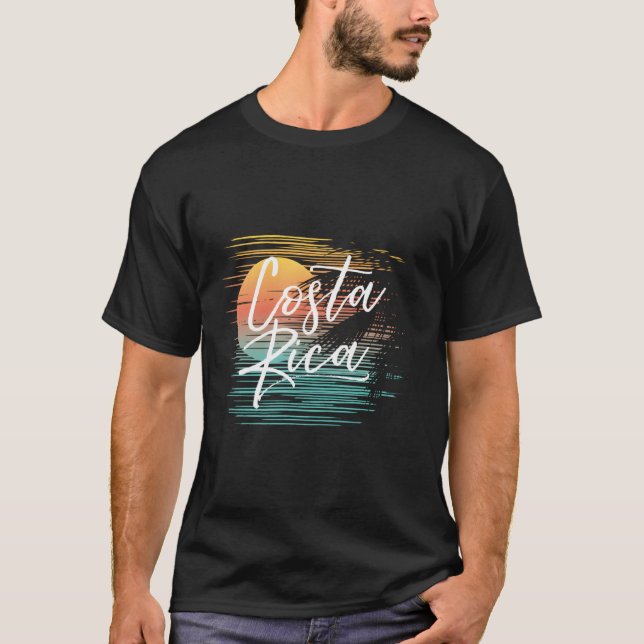 Costa Rica Fun Tropical Beach Cruise Vacation T-Shirt (Front)