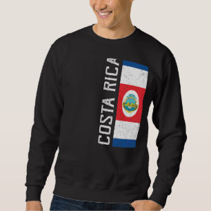 Costa Rica Heritage Pride Country Support Ticos Fl Sweatshirt