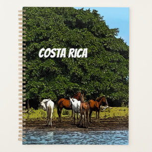 Costa Rica - Horses by the Water Planner