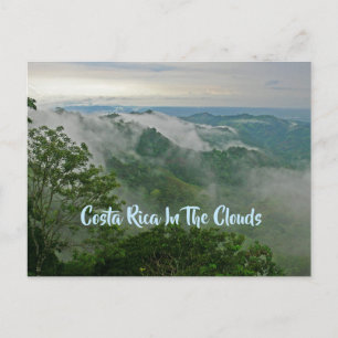 "Costa Rica In The Clouds" postcard