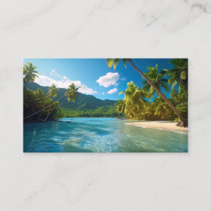 Costa Rica Island Paradise Enclosure Card