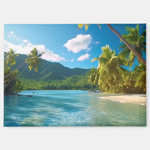 Costa Rica Island Paradise Magnet