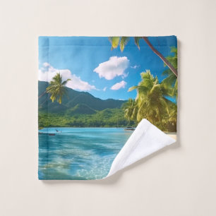 Costa Rica Island Paradise Wash Cloth