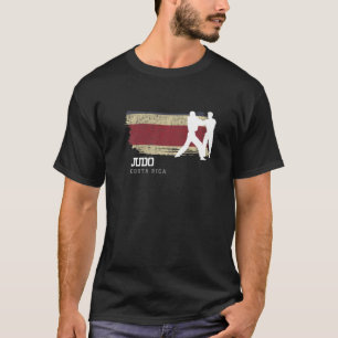 Costa Rica Judo Fighter Japanese Martial Arts Judo T-Shirt